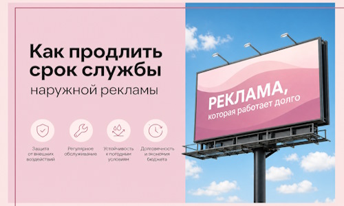 Как продлить срок службы наружной рекламы в Осинниках