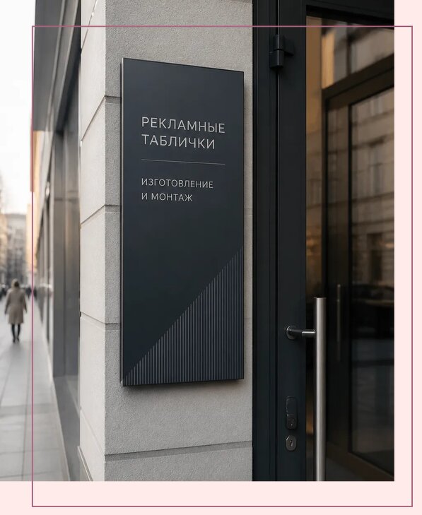 Рекламные таблички в Осинниках по цене от 4613 р. | Аванза-Снн