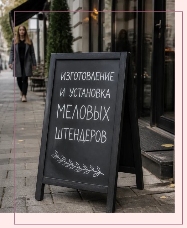 Меловые штендеры в Осинниках по цене от 6663 р. | Аванза-Снн