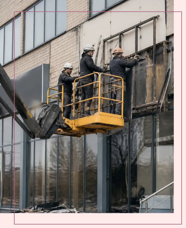 Демонтаж наружной рекламы в Осинниках по цене от 5638 р. | Аванза-Снн